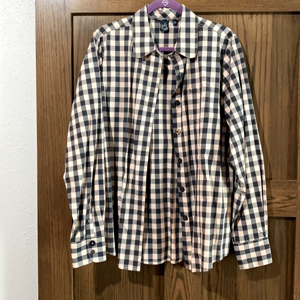 Pink and black Cruel Girl XL button up